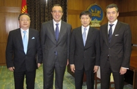 Petar Stoyanov and Stamen Stantchev in Mongolia > Visit May 2010