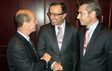 Jose Maria Figueres, President Stoyanov and Stamen Stantchev