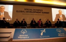 CGDC President Stoyanov participates in the Global Development Summit at the Special Olympics World Winter Games 2013