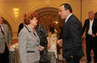 CGDC President Stoyanov and Co-Chair of the Nizami Ganjavi International Center Vaira Vike-Freiberga